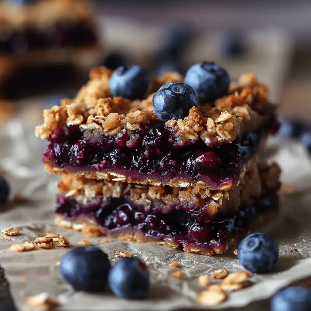 blueberry oatmeal bars preparation steps