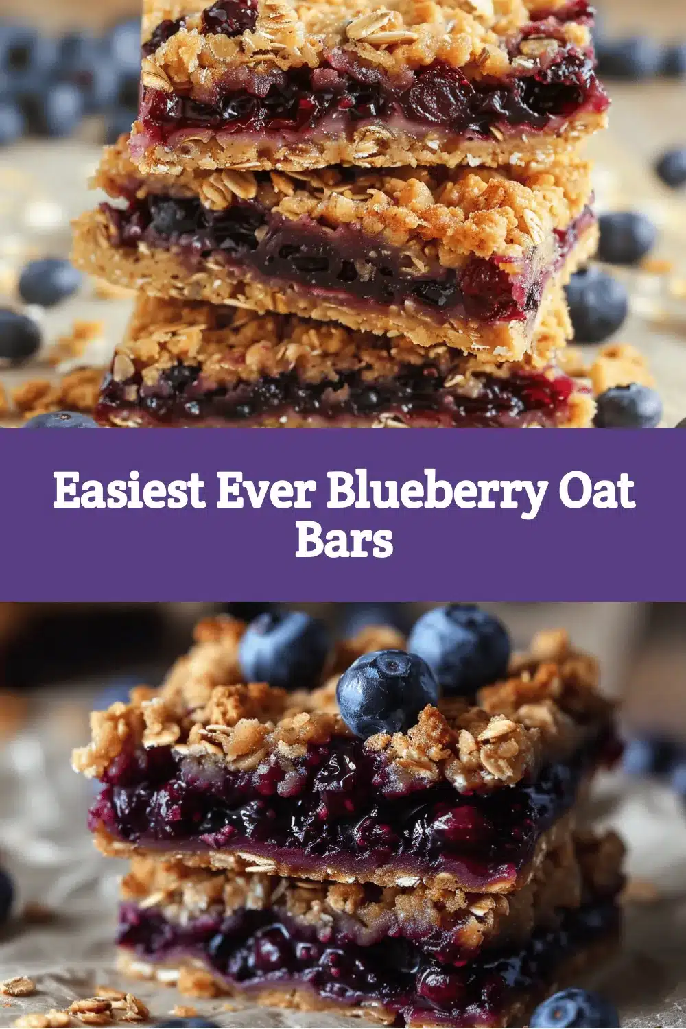 blueberry oatmeal bars recipe
