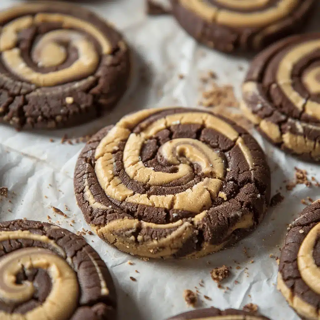 Chocolate-Peanut Butter Swirl Cookies - featured image