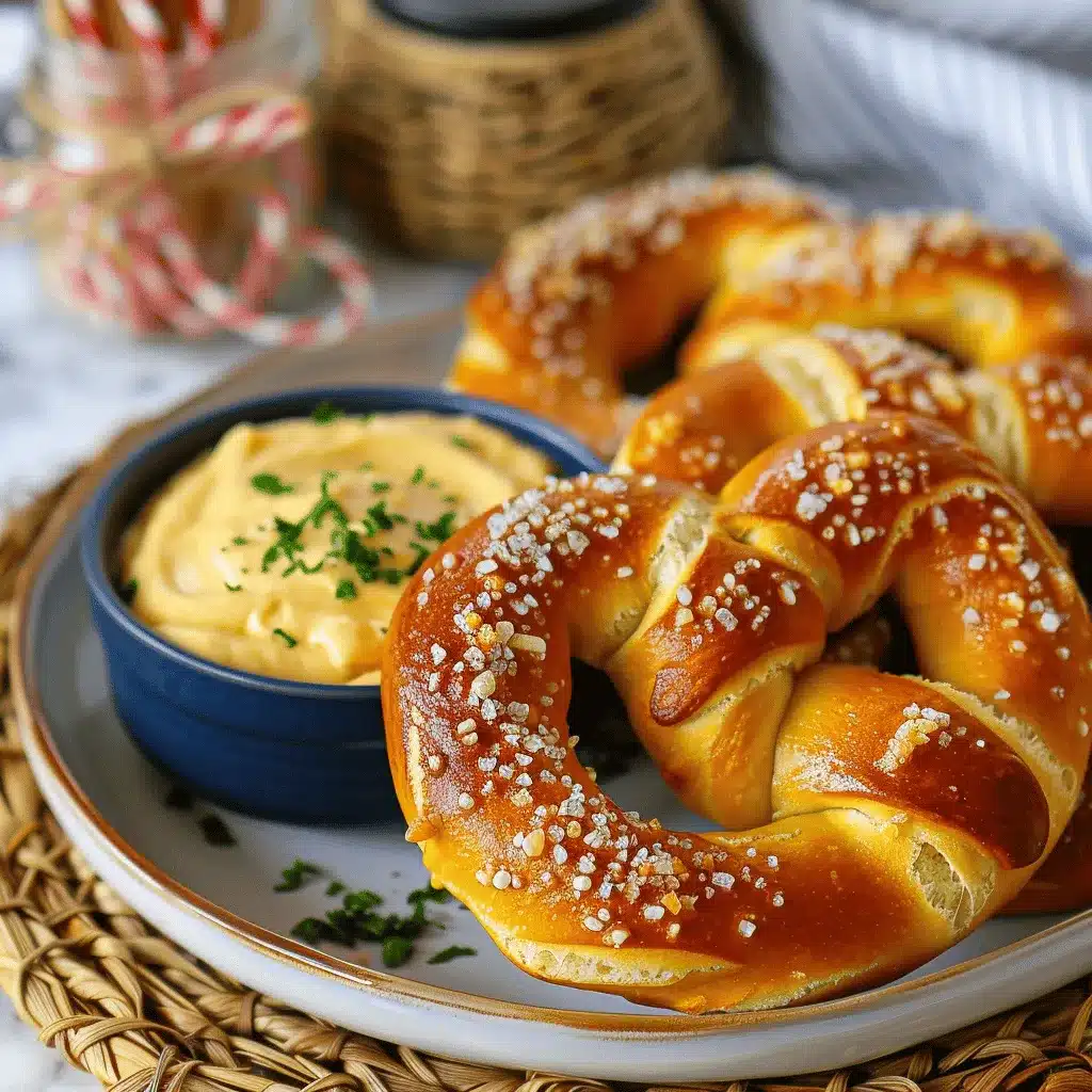 homemade soft pretzels preparation steps
