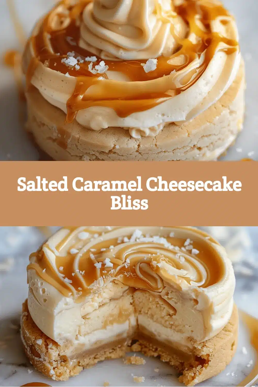 salted caramel cheesecake cookies recipe