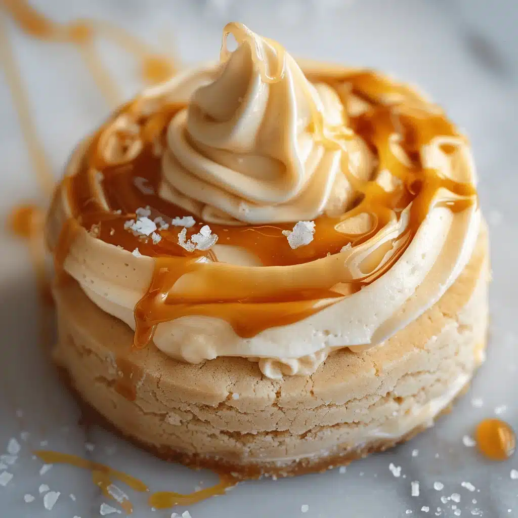 salted caramel cheesecake cookies - featured image
