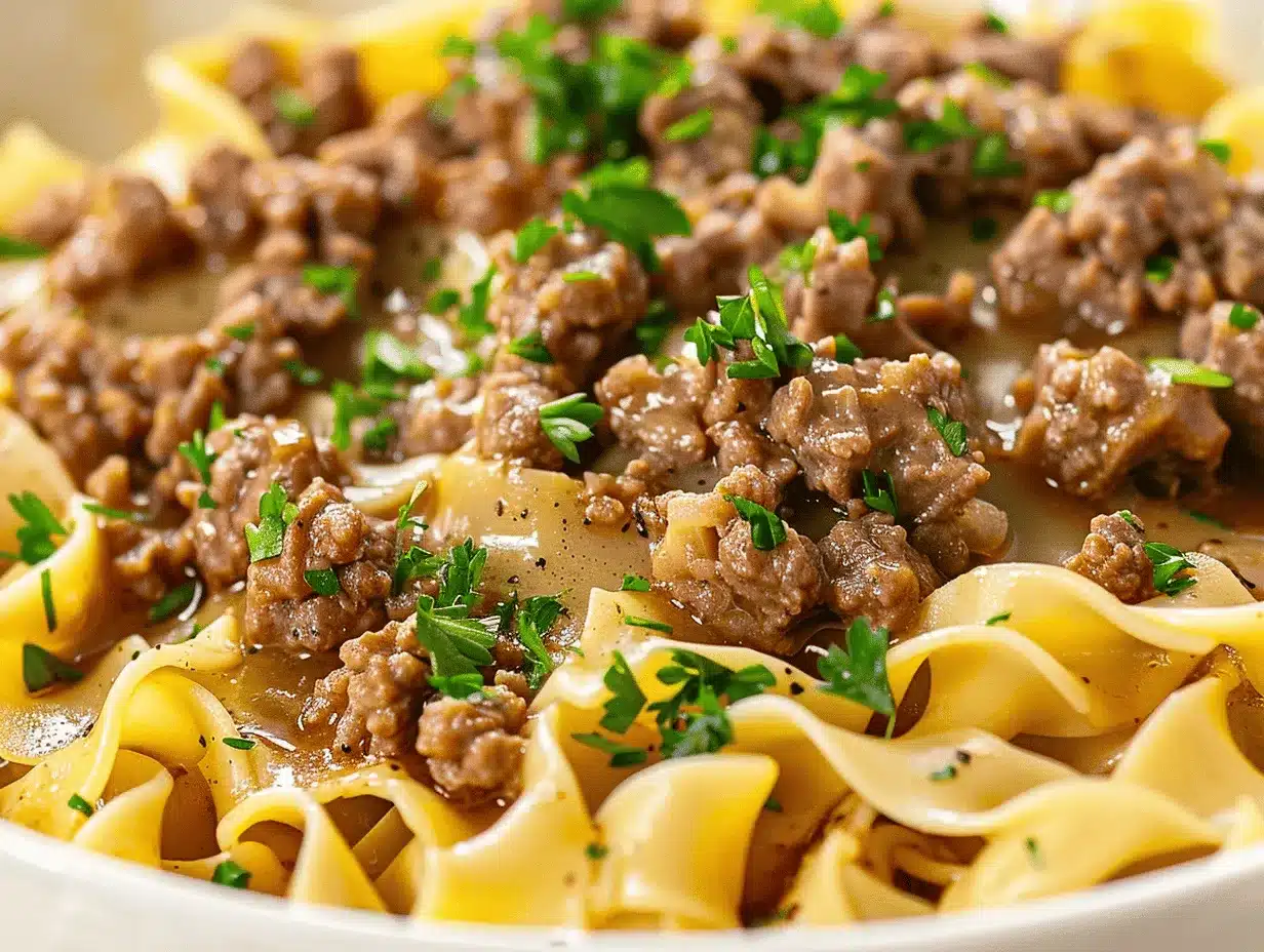 beef and noodles preparation steps