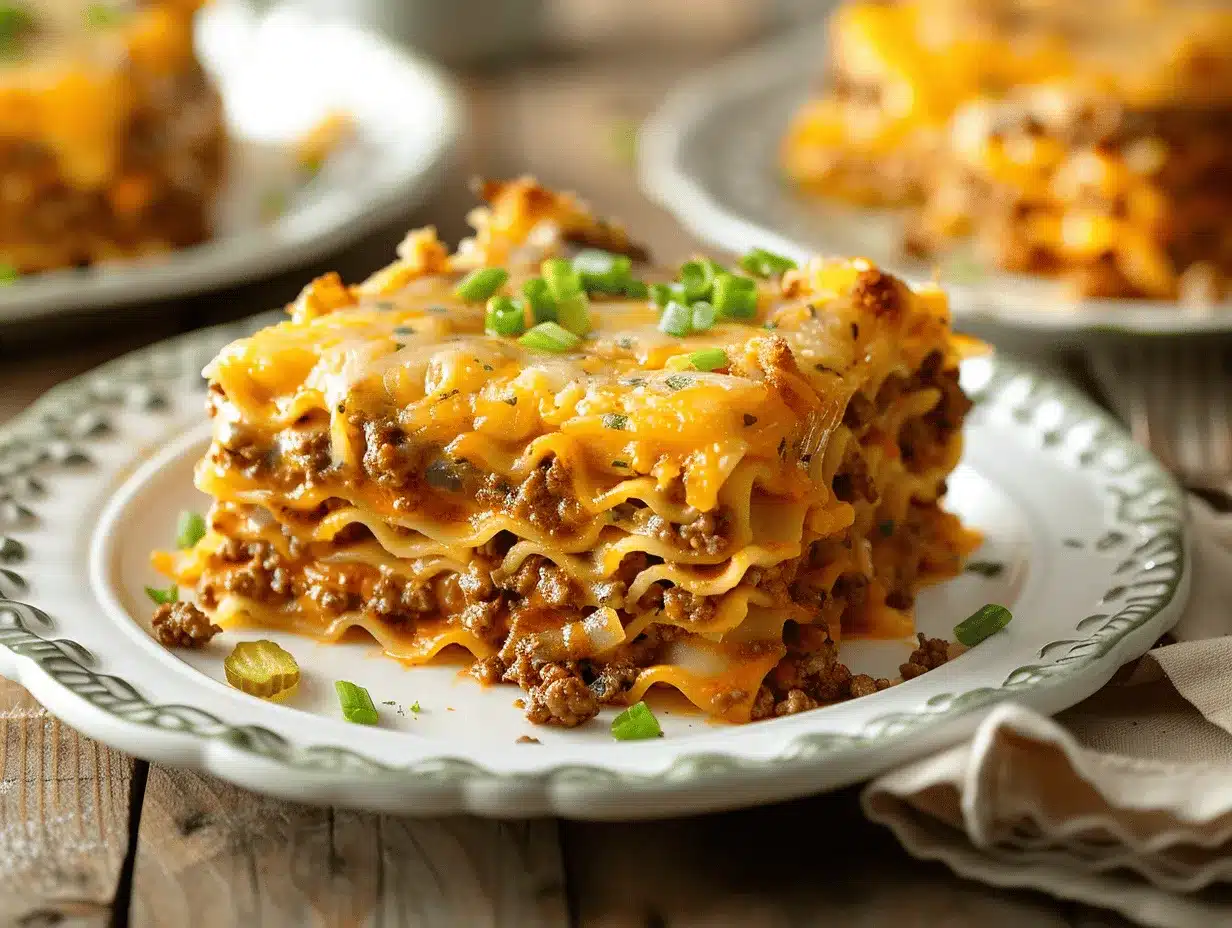 Big Mac Casserole preparation steps