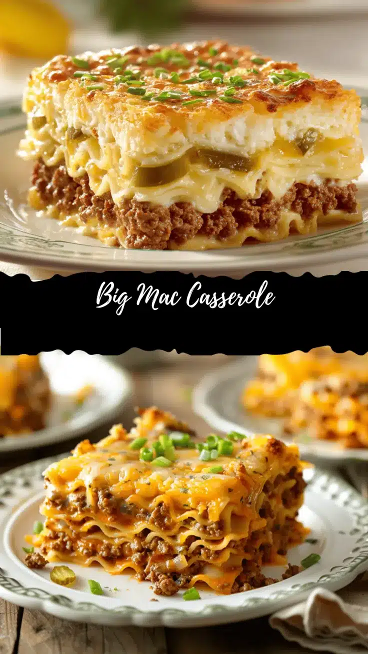 Big Mac Casserole recipe