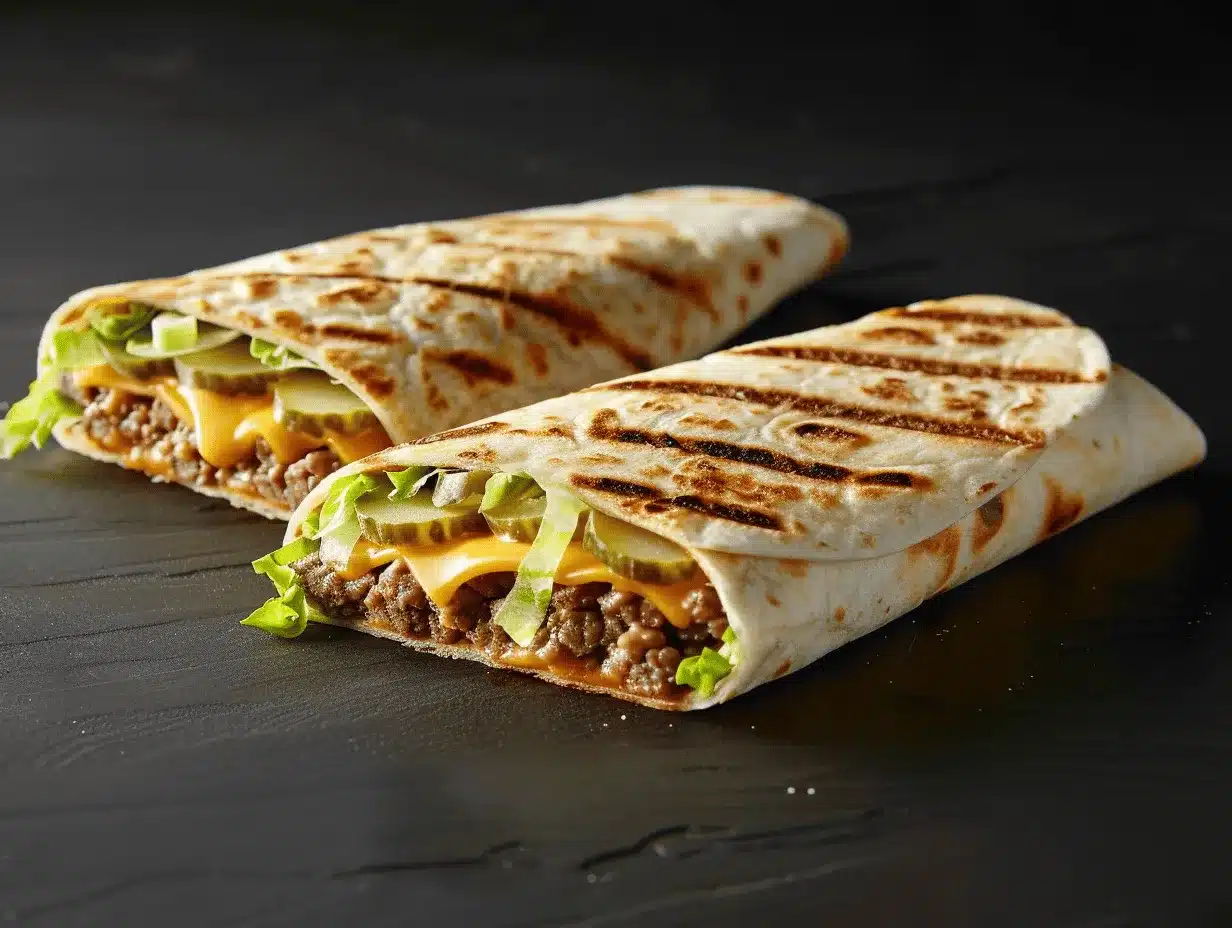 Big Mac Crunchwraps preparation steps