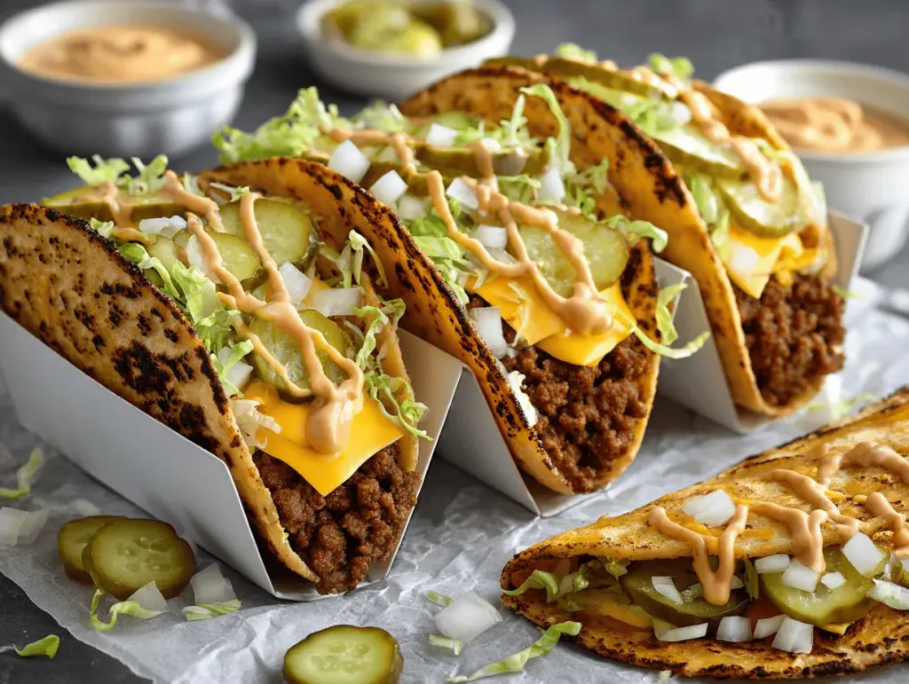 Big Mac Smash Burger Tacos - featured image