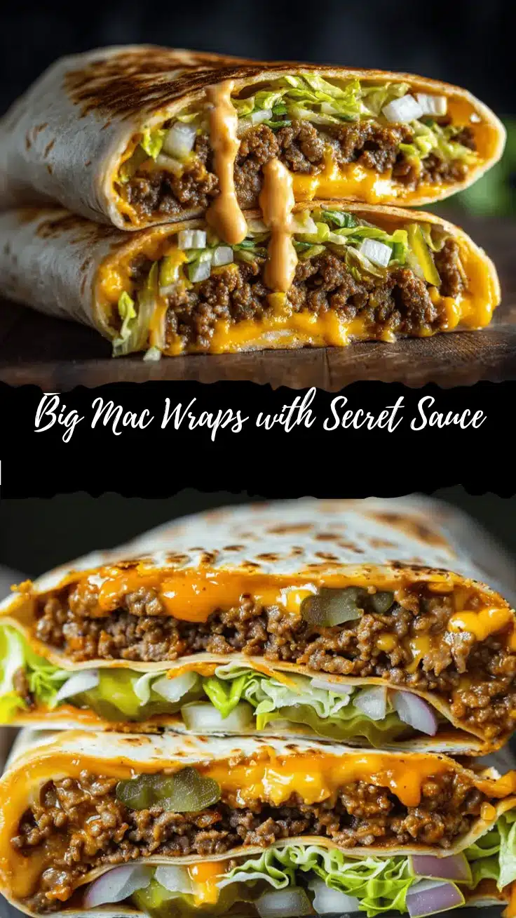 Big Mac wraps recipe