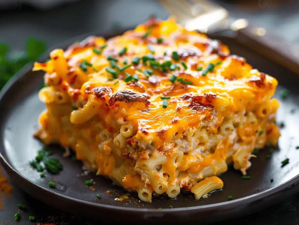 Buffalo Chicken Mac and Cheese Meatloaf Casserole preparation steps