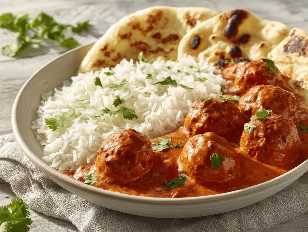 Butter Chicken Meatballs - featured image