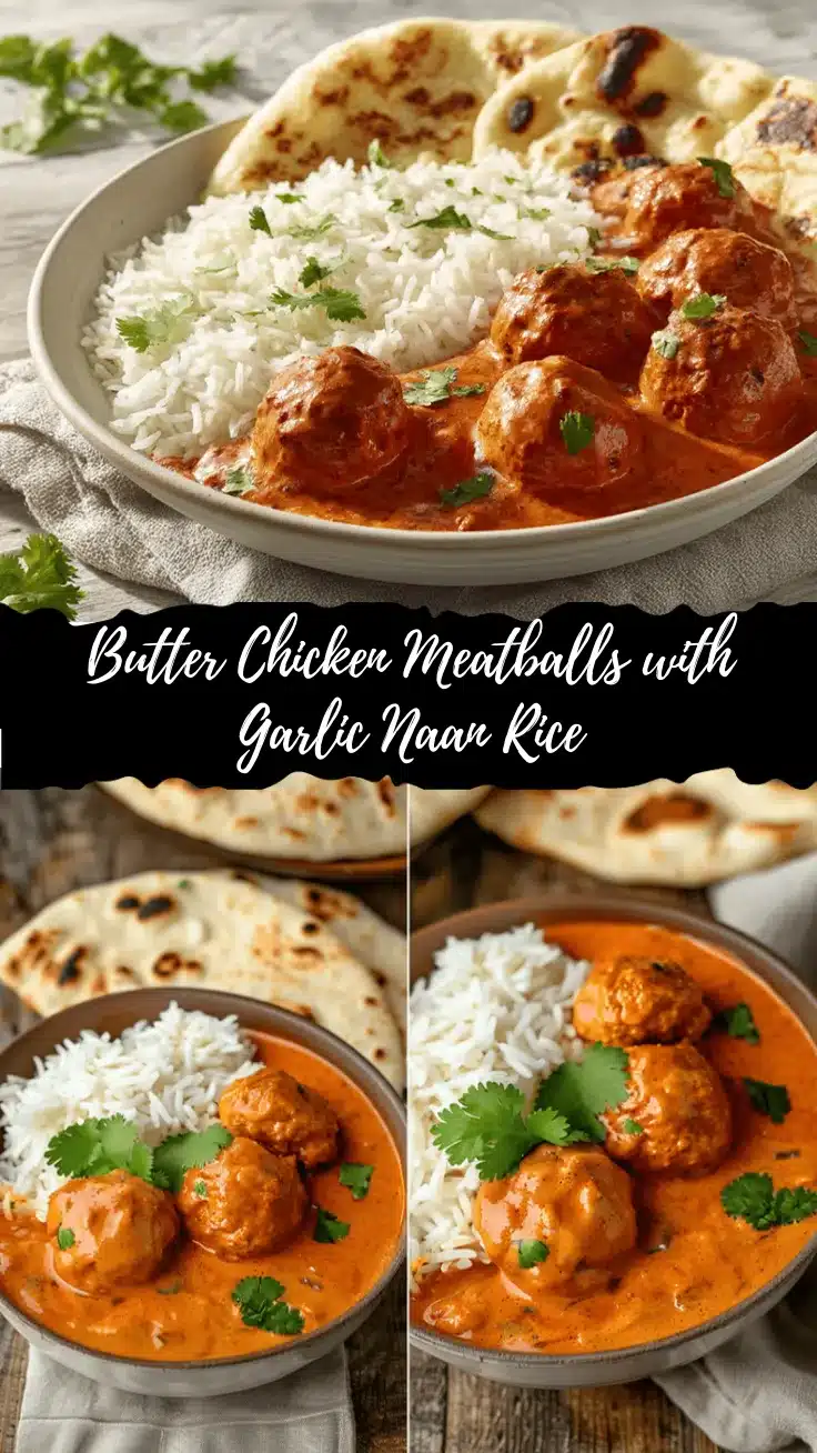 Butter Chicken Meatballs recipe