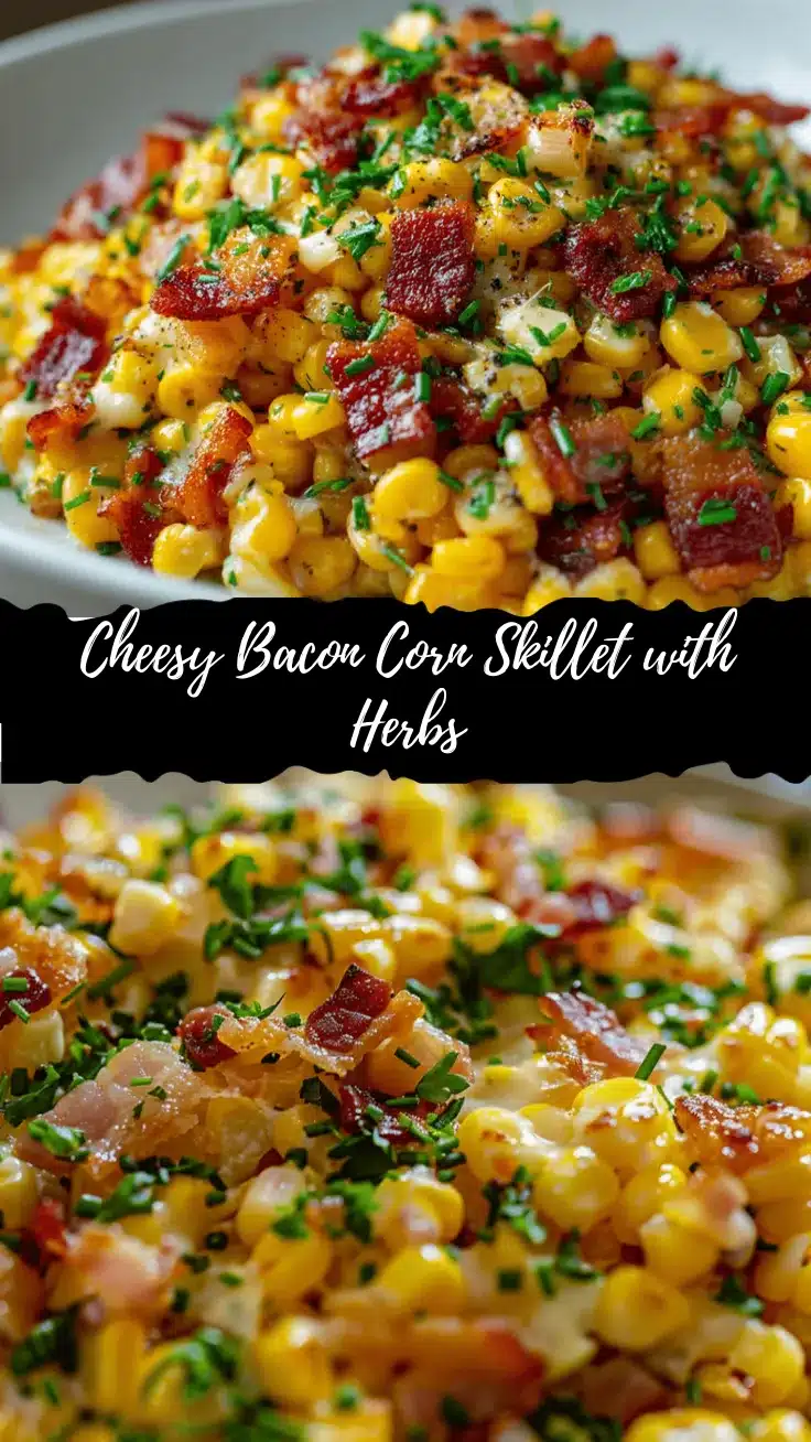 Cheesy Bacon Skillet Corn recipe