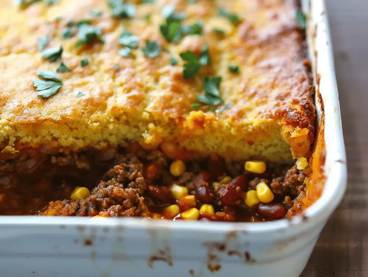 cowboy cornbread casserole preparation steps