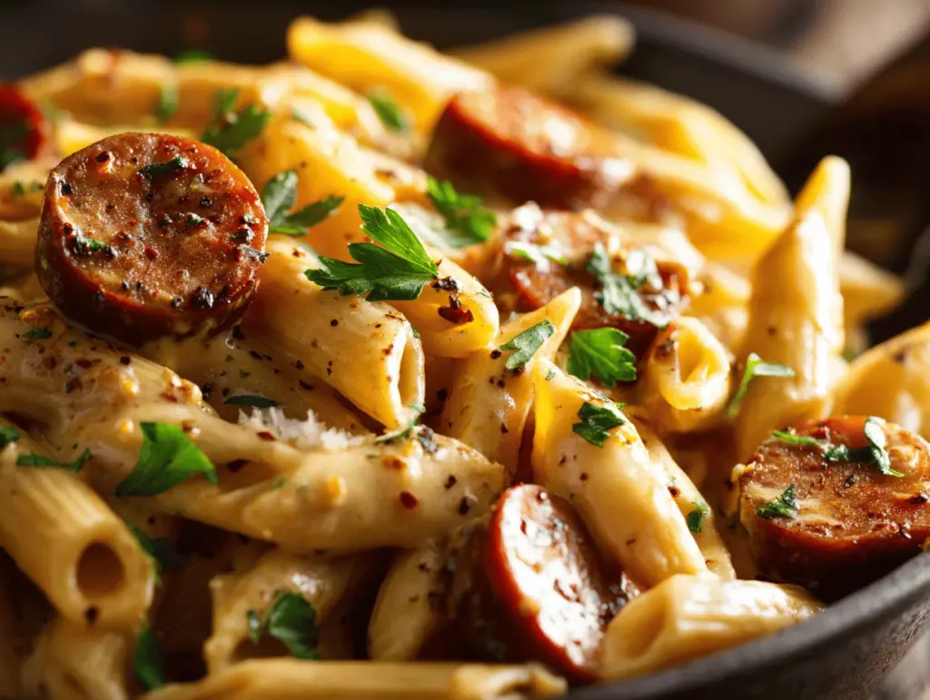 creamy Cajun sausage pasta - featured image