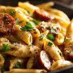 creamy Cajun sausage pasta - featured image