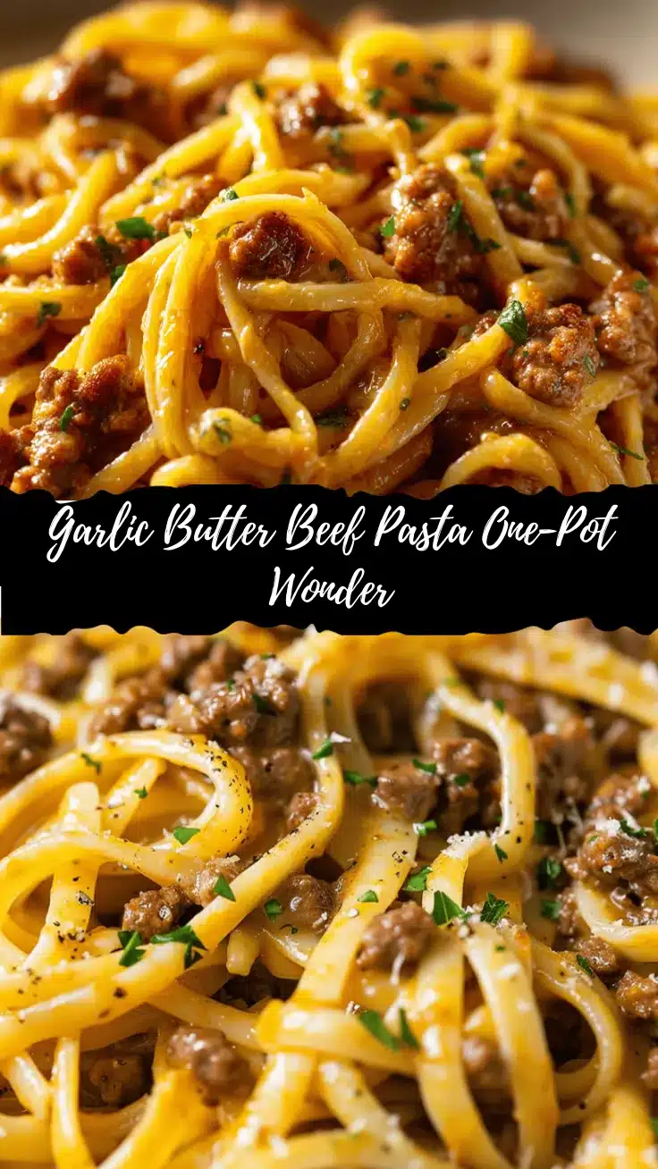 creamy one-pot beef pasta recipe