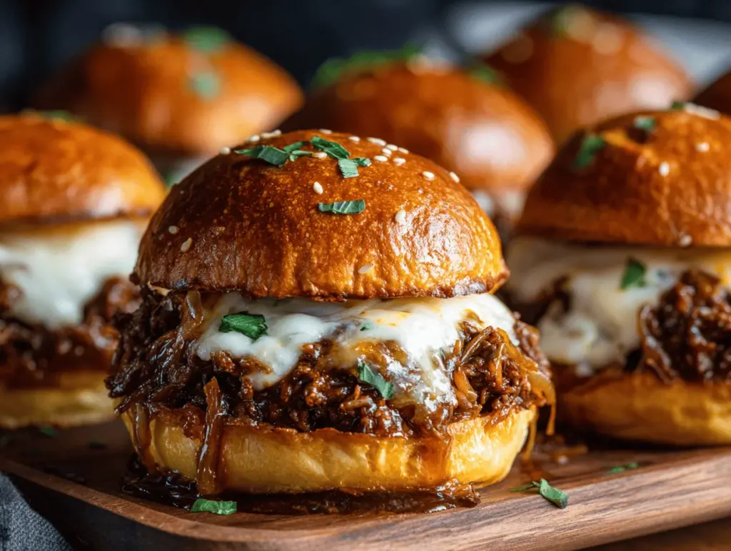 French onion beef sloppy joes - featured image