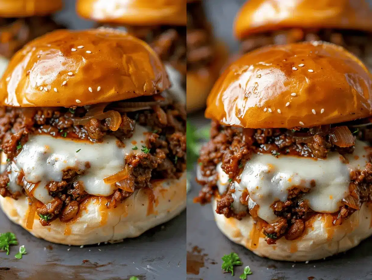 French onion beef sloppy joes preparation steps