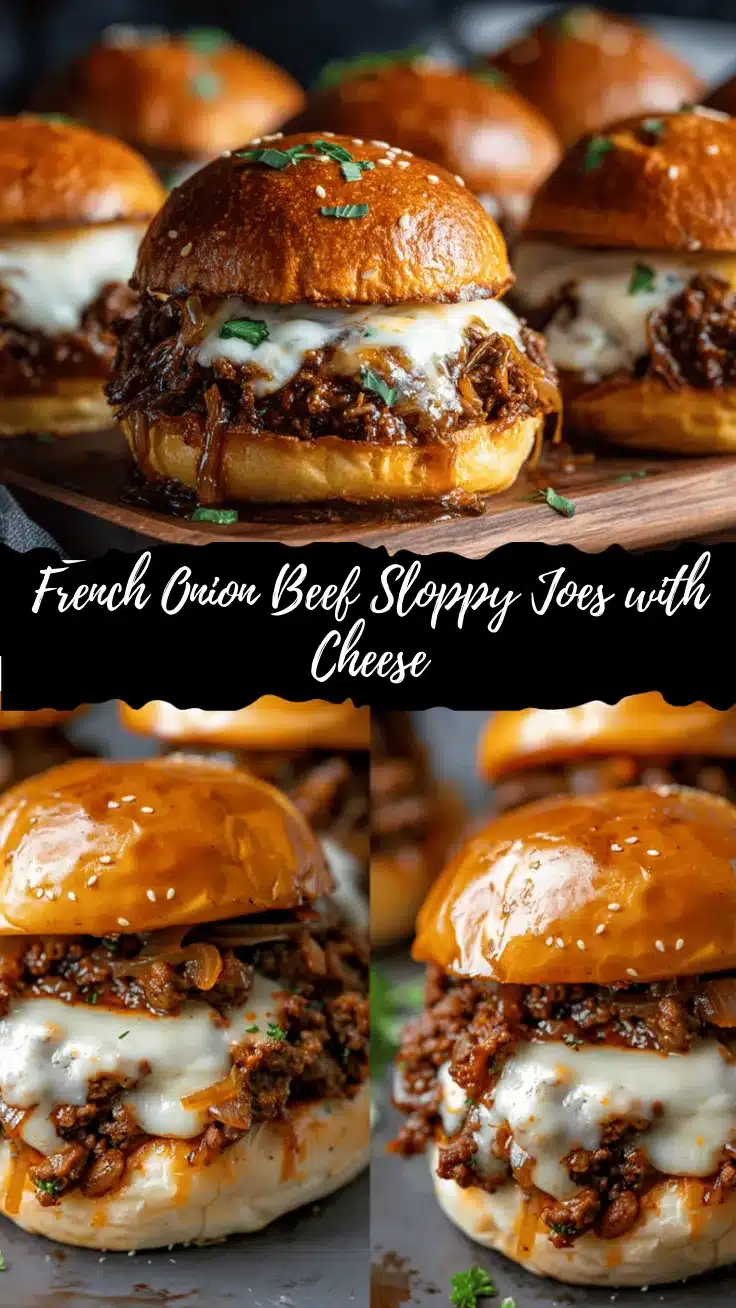 French onion beef sloppy joes recipe
