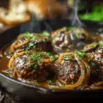 French Onion Salisbury Steak Skillet - featured image