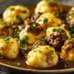 ground beef and dumplings - featured image