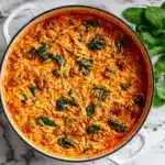 ground beef orzo - featured image