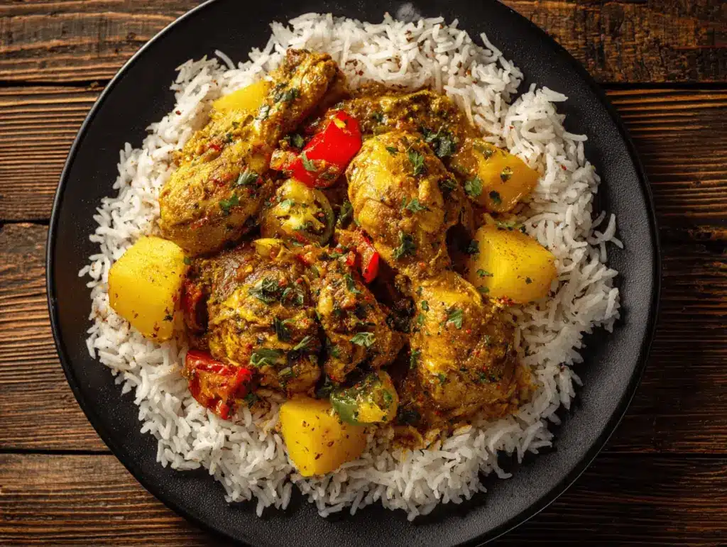 Jamaican curry chicken - featured image