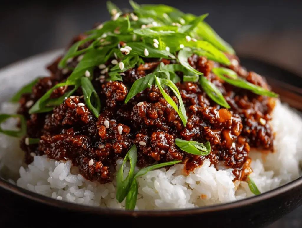 Korean ground beef bowl - featured image