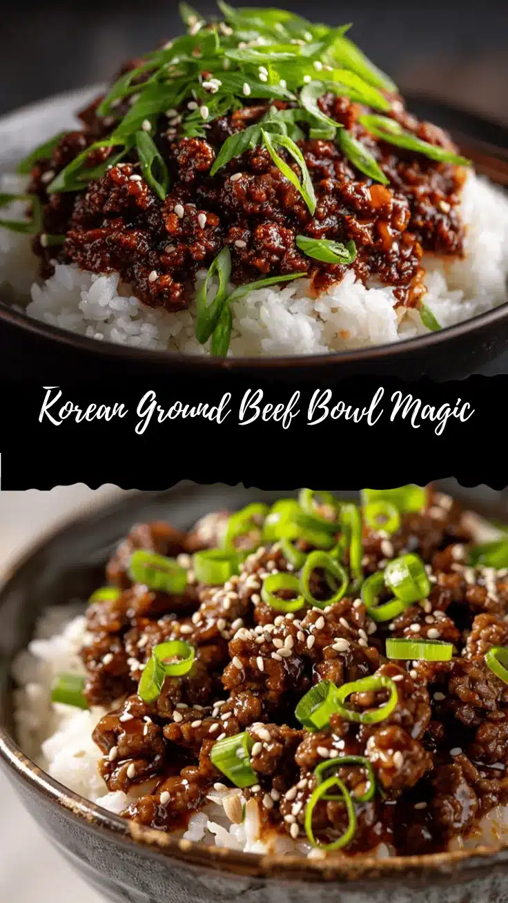 Korean ground beef bowl recipe