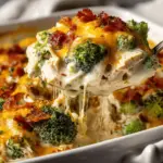 low carb chicken casserole - featured image