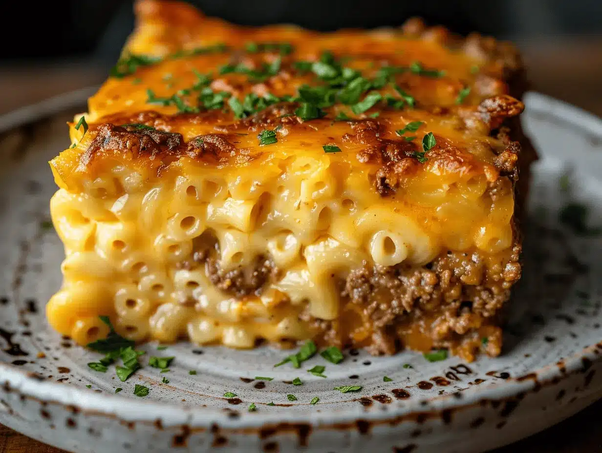 Mac and Cheese Meatloaf Casserole preparation steps