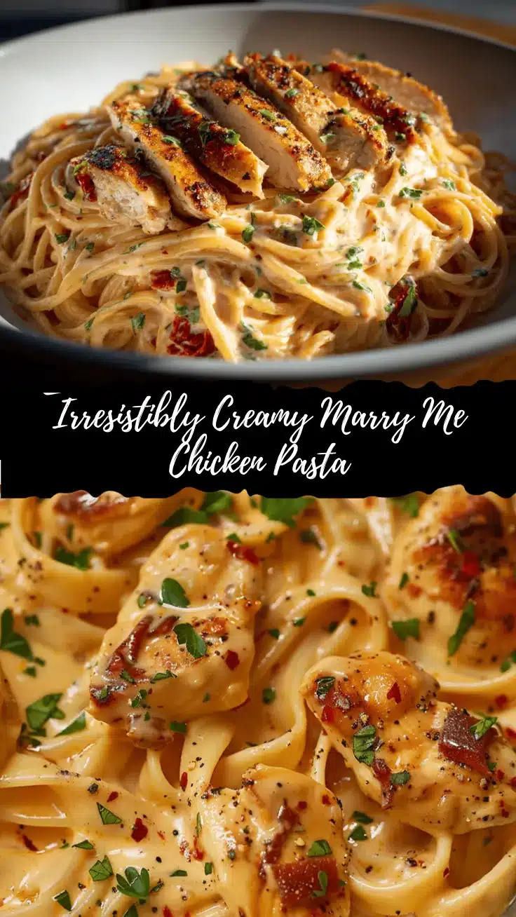 Marry Me Chicken Pasta recipe