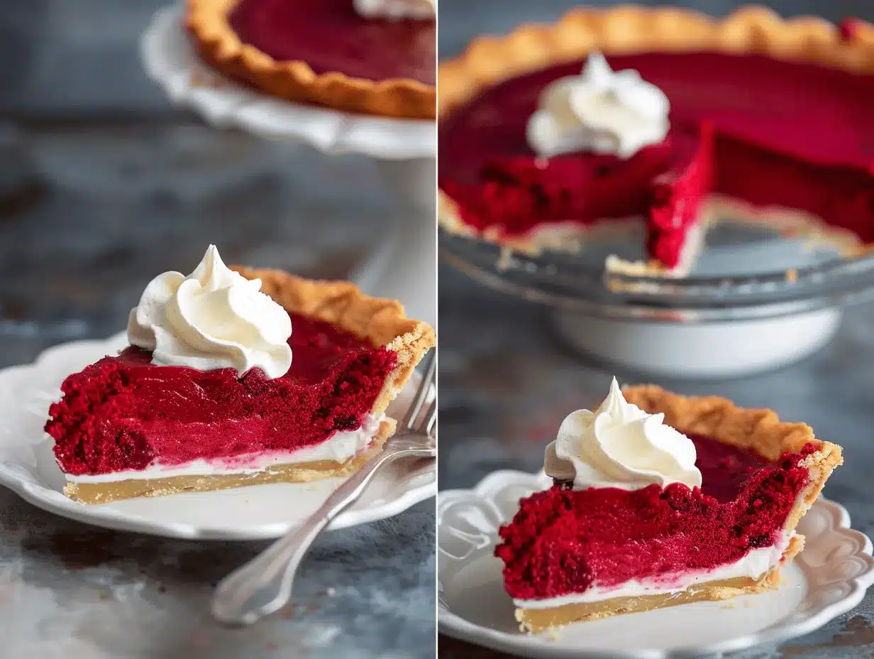 red velvet pie preparation steps