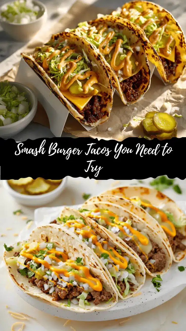 smash burger tacos recipe