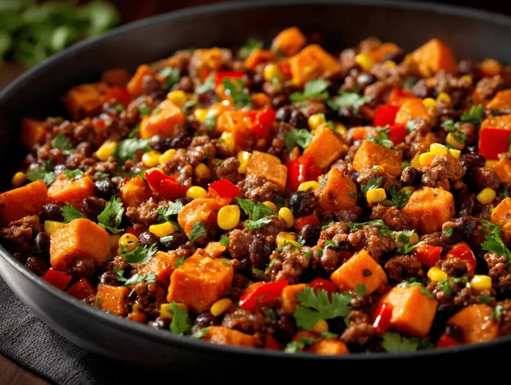 Southwest Beef and Sweet Potato Skillet - featured image