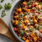 Southwest ground beef sweet potato skillet - featured image