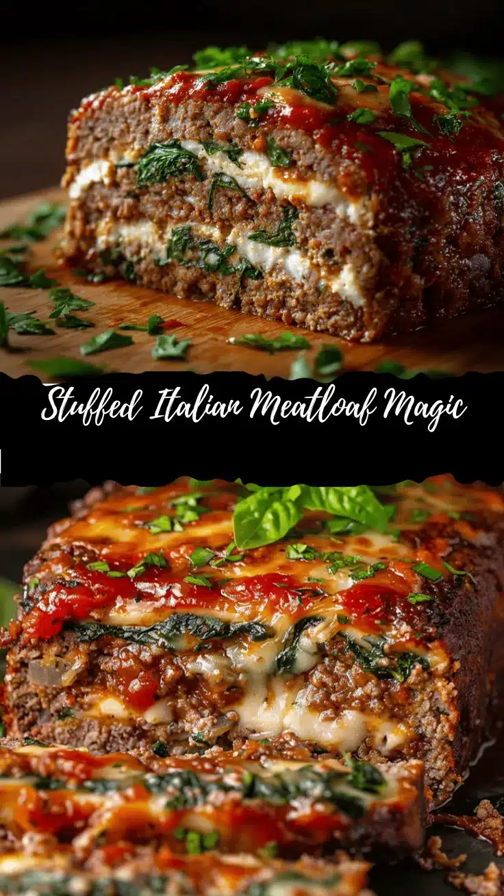stuffed Italian meatloaf recipe