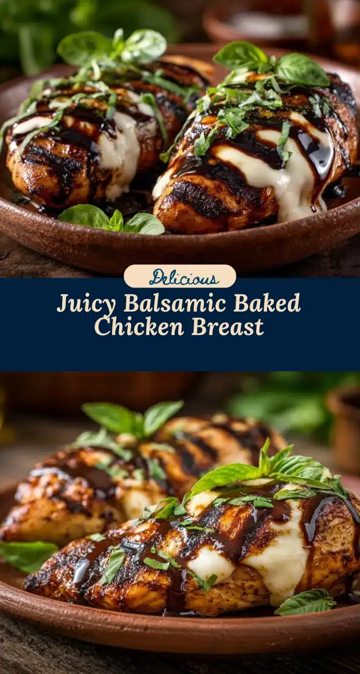 balsamic baked chicken breast recipe