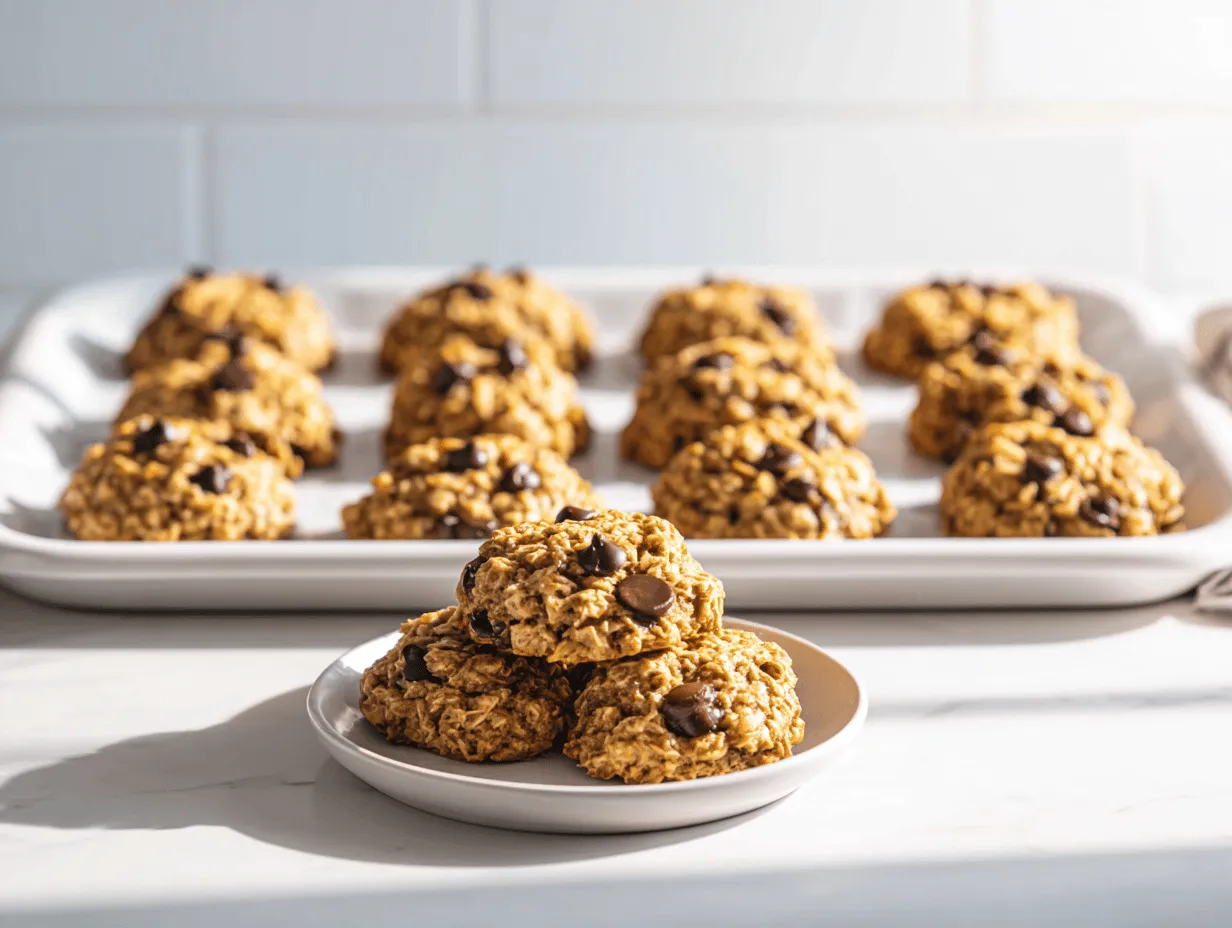 banana chocolate chip oatmeal cookies preparation steps