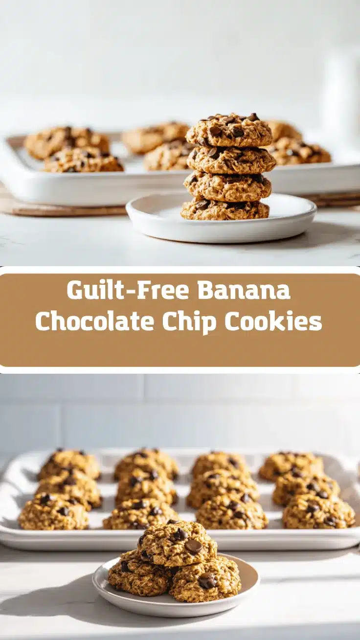 banana chocolate chip oatmeal cookies recipe
