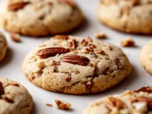 brown butter maple pecan cookies - featured image