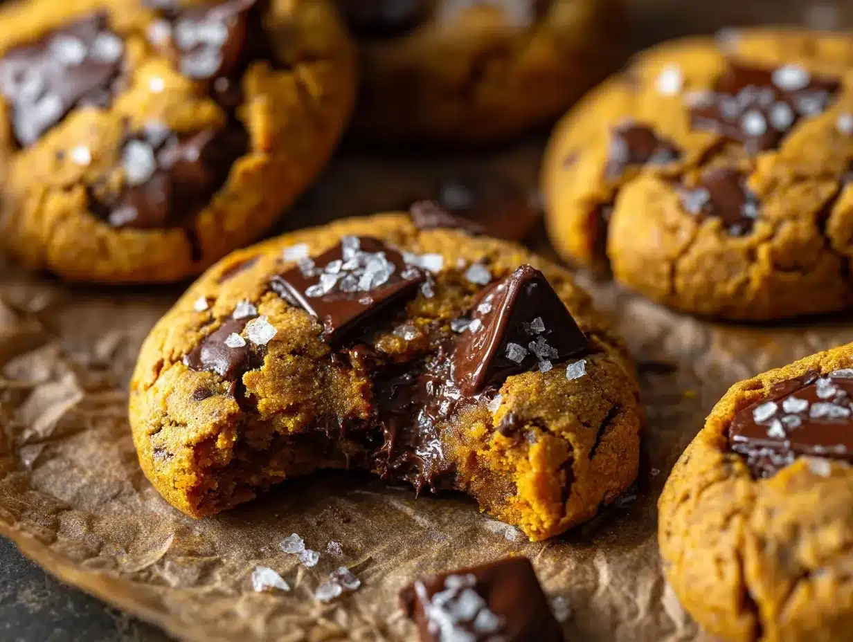 brown butter pumpkin chocolate chip cookies preparation steps