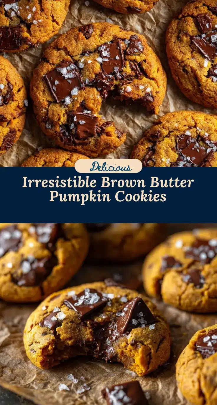 brown butter pumpkin chocolate chip cookies recipe
