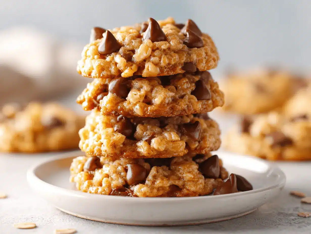 Brown Butter Rice Krispie Chocolate Chip Cookies preparation steps