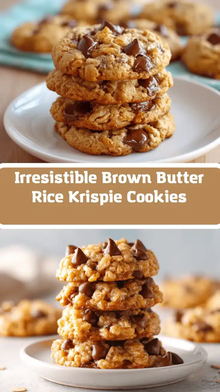 Brown Butter Rice Krispie Chocolate Chip Cookies recipe