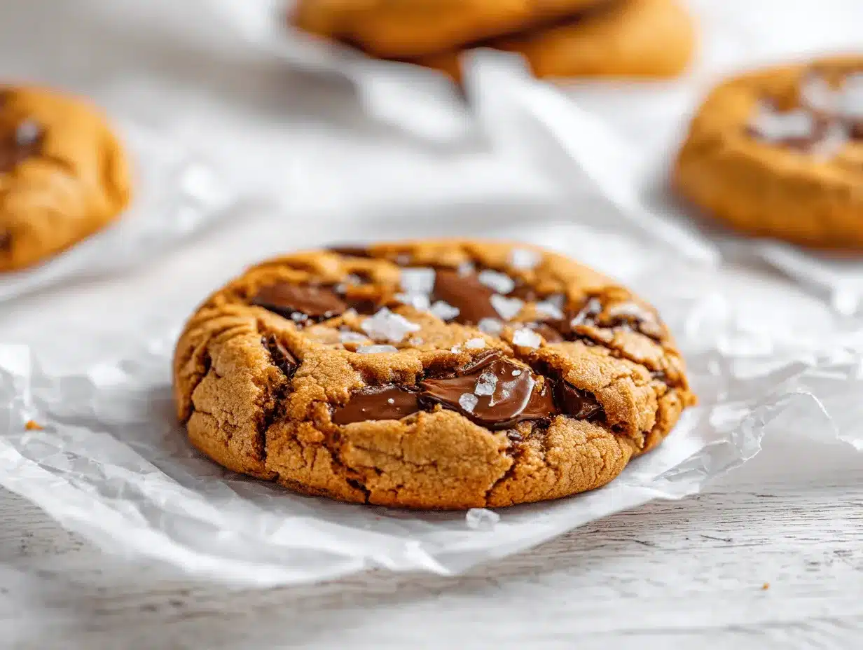 brown butter salted caramel chocolate chip cookies preparation steps