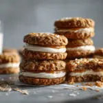 brown butter salted caramel oatmeal cream pies - featured image