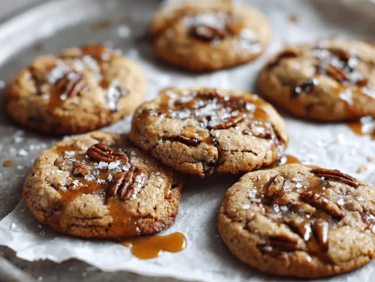 brown butter salted maple pecan cookies preparation steps
