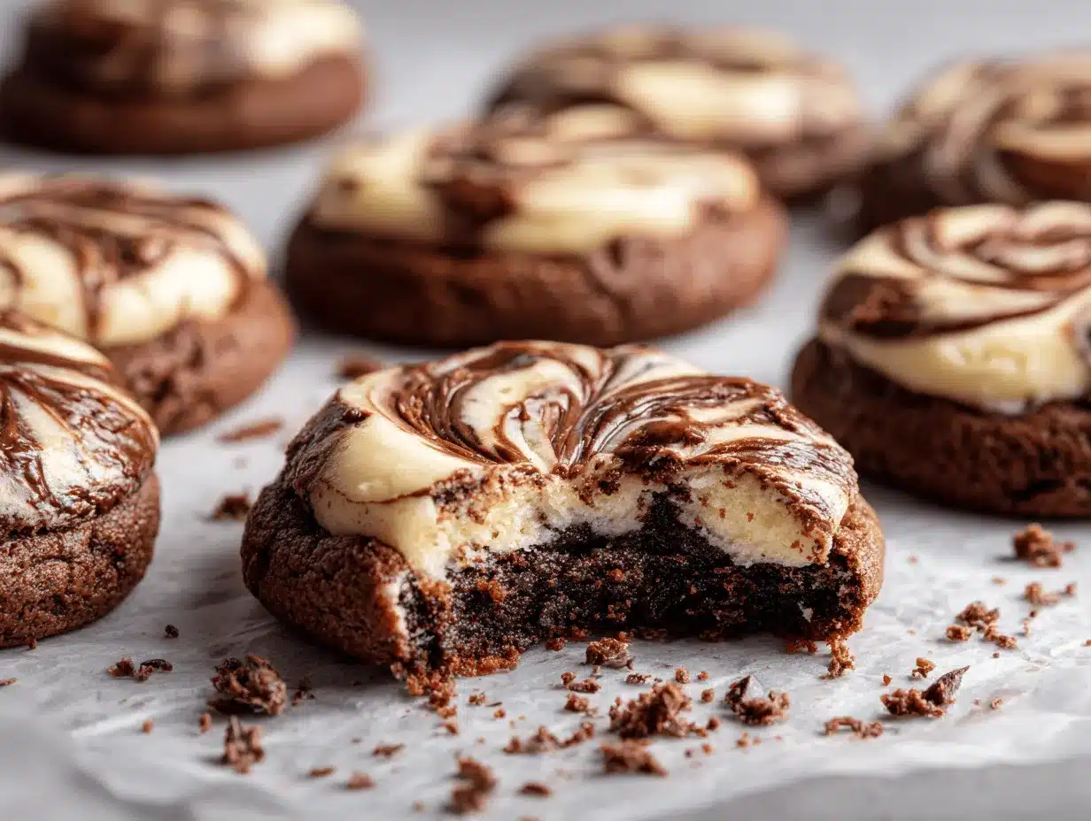 brownie batter cheesecake cookies preparation steps