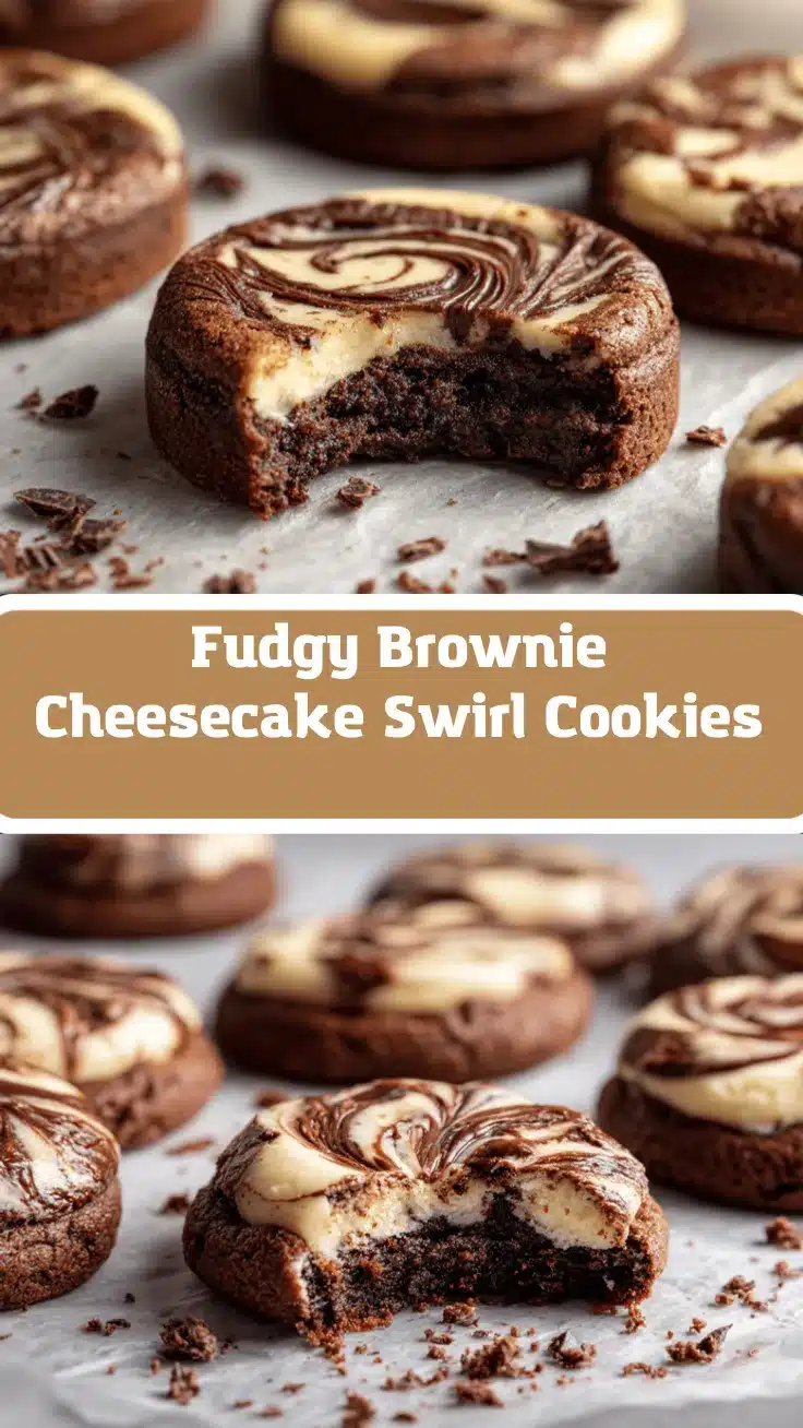 brownie batter cheesecake cookies recipe